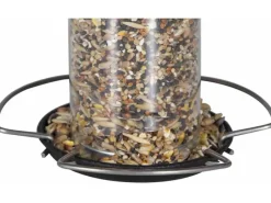 Sale Siena Garden Futterspender Feeder Stahl Schwarz Ø 10 cm x 20 cm