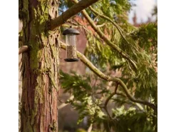 Sale Siena Garden Futterspender Feeder Stahl Schwarz Ø 10 cm x 20 cm