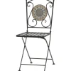 Sale Siena Garden Klappsessel Prato Eisen 37 cm x 36 cm x 90 cm Schwarz Mosaik