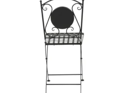 Sale Siena Garden Klappsessel Prato Eisen 37 cm x 36 cm x 90 cm Schwarz Mosaik