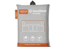 Best Siena Garden Schutzhülle Sitzgruppe AquaShield Hellgrau 160 cm x 150 cm x 85 cm