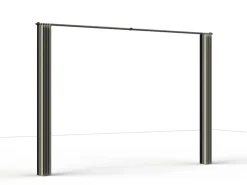 Hot Siena Garden Seitenteile für Schattenmanufaktur Silber-Grau 300 cm x 210 cm