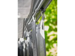 Hot Siena Garden Seitenteile für Schattenmanufaktur Silber-Grau 300 cm x 210 cm