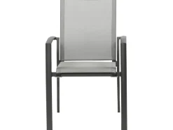 Siena Garden Stapelsessel Velia Alu 56 cm x 66 cm x 89 cm Anthrazit