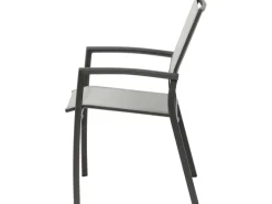 Siena Garden Stapelsessel Velia Alu 56 cm x 66 cm x 89 cm Anthrazit