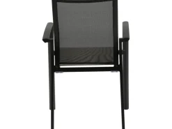 Siena Garden Stapelsessel Velia Alu 56 cm x 66 cm x 89 cm Anthrazit