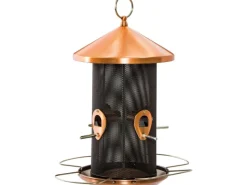 Clearance Siena Garden Vogelfuttersäule Copper Line für Mischfutter