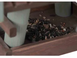 Outlet Siena Garden Vogelhaus Kiefer Braun und Olive 29 cm x 26 cm x 24 cm FSC®