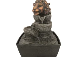 New Silex Zimmerbrunnen Sternzeichen Löwe Polyresin 20 cm x 15,5 cm Höhe 26 cm