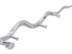 Siro Hakenleiste 2088 Metall Chrom Glänzend Länge 369 mm 4 Haken