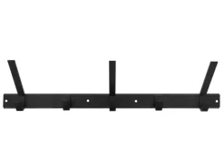 Outlet Siro Hakenleiste 1674 Metall Uni Schwarz Matt Länge 553 mm 5 Haken