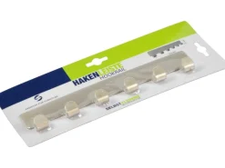 Clearance Siro Hakenleiste Selbstklebend Matt Vernickelt Länge 240 mm