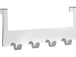 Best Siro Türgarderobe 1977 Metall Länge 255 mm 4 Haken Chrom Glänzend