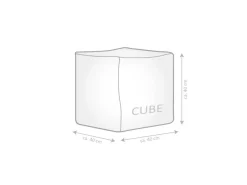 Outlet Sitting Point Hocker Cube Bricks 60 l Bunt