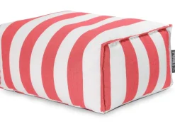 Sitting Point Hocker Santorin Roll 100 l Streifen-Muster Rot