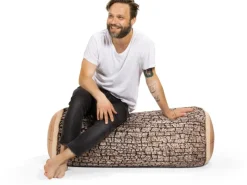 Sitting Point Hocker Wood 200 l Natur Holzoptik-Muster