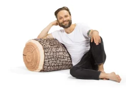 Sitting Point Hocker Wood 200 l Natur Holzoptik-Muster