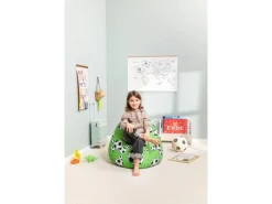 New Sitting Point Sitzsack BeanBag Kicker 120 l Grün Fußball-Muster