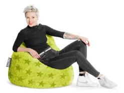 Sitting Point Sitzsack BeanBag Fluffy 220 l Sternen-Muster