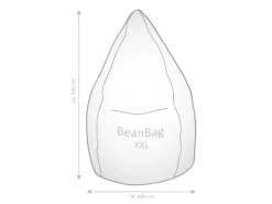 New Sitting Point Sitzsack BeanBag Easy 300 l Blau