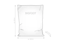 New Sitting Point Sitzsack Big Foot Scuba 380 l Braun