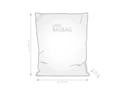 Sitting Point Sitzsack BigBag 200 l Gras Grün Fußball-Muster