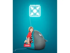 Sitting Point Sitzsack Shark Brava 260 l Bunt Haifisch