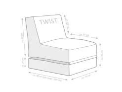 Sitting Point Sitzsack Twist Scuba 300 l