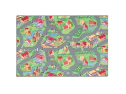 New Snapstyle Kinder Spiel Straßenteppich Grün 80x160cm