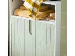 SoBuy Badkommode Badezimmerschrank Midischrank Kommode Sideboard BZR138-GR