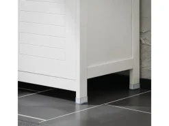 SoBuy Badkommode Kommode Sideboard Flurschrank Badezimmerschrank Weiß BZR121-W