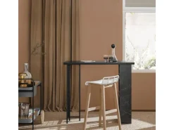 SoBuy Bartisch Balkontisch Küchentisch Bistrotisch Stehtisch Schwarz FWT100-SCH