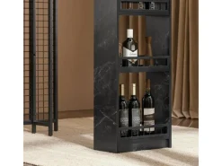 SoBuy Bartisch Balkontisch Küchentisch Bistrotisch Stehtisch Schwarz FWT100-SCH