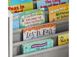 SoBuy Bücherregal Kinderregal mit Boxen Aufbewahrungsregal Weiß KMB76-W