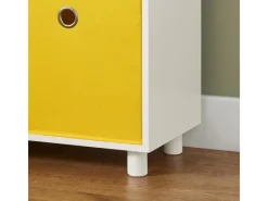 Sale SoBuy Bücherregal Kinderregal mit 2 Boxen Aufbewahrungsregal Weiß KMB69-W