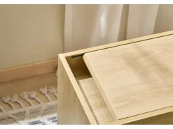 SoBuy Beistelltisch Couchtisch mit Rollen Druckertisch Aktenschrank FBT152-N