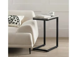 New SoBuy Betttisch Beistelltisch Sofatisch Nachttisch Pflegetisch Grau FBT44-HG