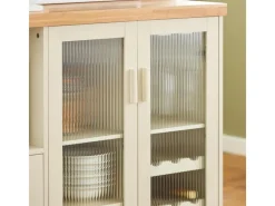 SoBuy Buffet Sideboard Küchenschrank Kommode Mikrowellenschrank FSB81-MI