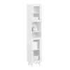 Online SoBuy Hochschrank Badschrank Badregal Badezimmerschrank Weiß BZR118-W