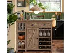 Clearance SoBuy Kücheninsel Freistehend Küchenschrank Sideboard Buffet Vintage SVW20-N