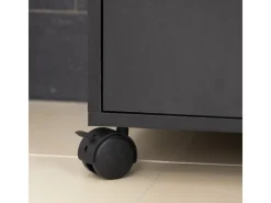 SoBuy Küchenschrank Küchenwagen Mikrowellenschrank Servierwagen FSB09-SCH