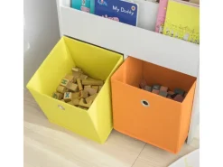 Clearance SoBuy Kinder Bücherregal Kinderregal mit 3 Ablagen Spielzeugregal Weiß KMB27-W