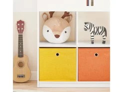 SoBuy Kinder Bücherregal mit Haus-Design Kinderregal Spielzeugregal Weiß KMB49-W