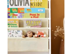 Clearance SoBuy Kinder-Bücherregal Zeitungsständer mit 4 Ablagen Kinderregal Weiß FRG225-W