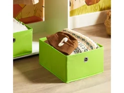 SoBuy Kindergarderobe mit 2 Boxen Kinderkleiderständer Kleiderschrank KMB109-W