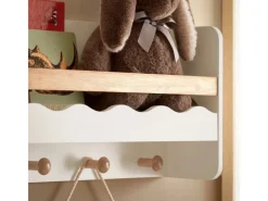 Online SoBuy Kindergarderobe mit Ablage Kinderregal Bücherregal Wandregal Weiß KMB78-W