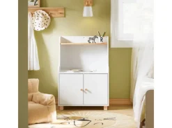 SoBuy Kinderregal Bücherregal Kinderzimmer Regal Aufbewahrungsregal KMB84-W