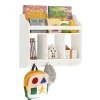 New SoBuy Kinderregal Bücherregal für Kinder Wandregal Hängeregal KMB46-W