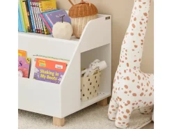 SoBuy Kinderregal mit 3 Fächern Spielzeugregal Bücherregal Standregal KMB54-W