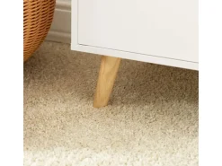 SoBuy Kinderregal mit Haus-Design Bücherregal für Kinder Weiß KMB58-W